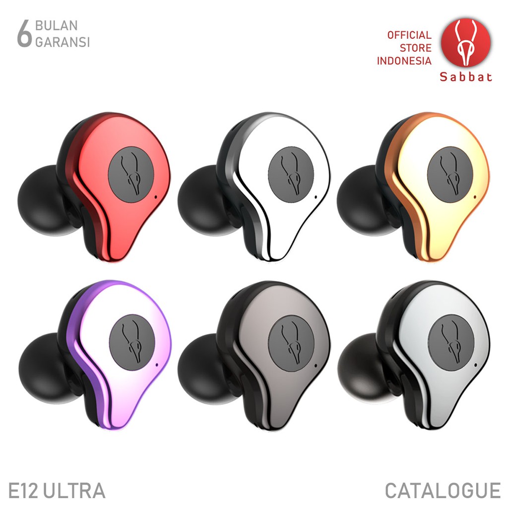 Sabbat E12 ULTRA Qualcomm APTX TWS Bluetooth Headset 5.0 New Upgrade