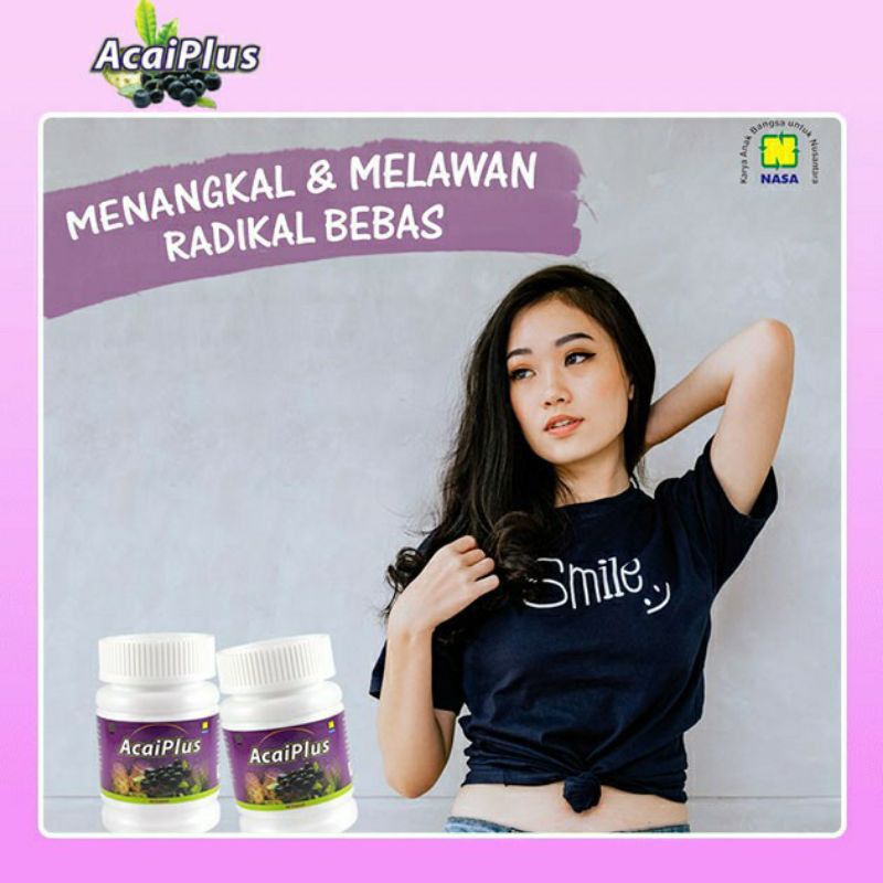 Acaiplus Acai Berry Pelangsing Nasa Tanpa Diet Original Herbal Alami
