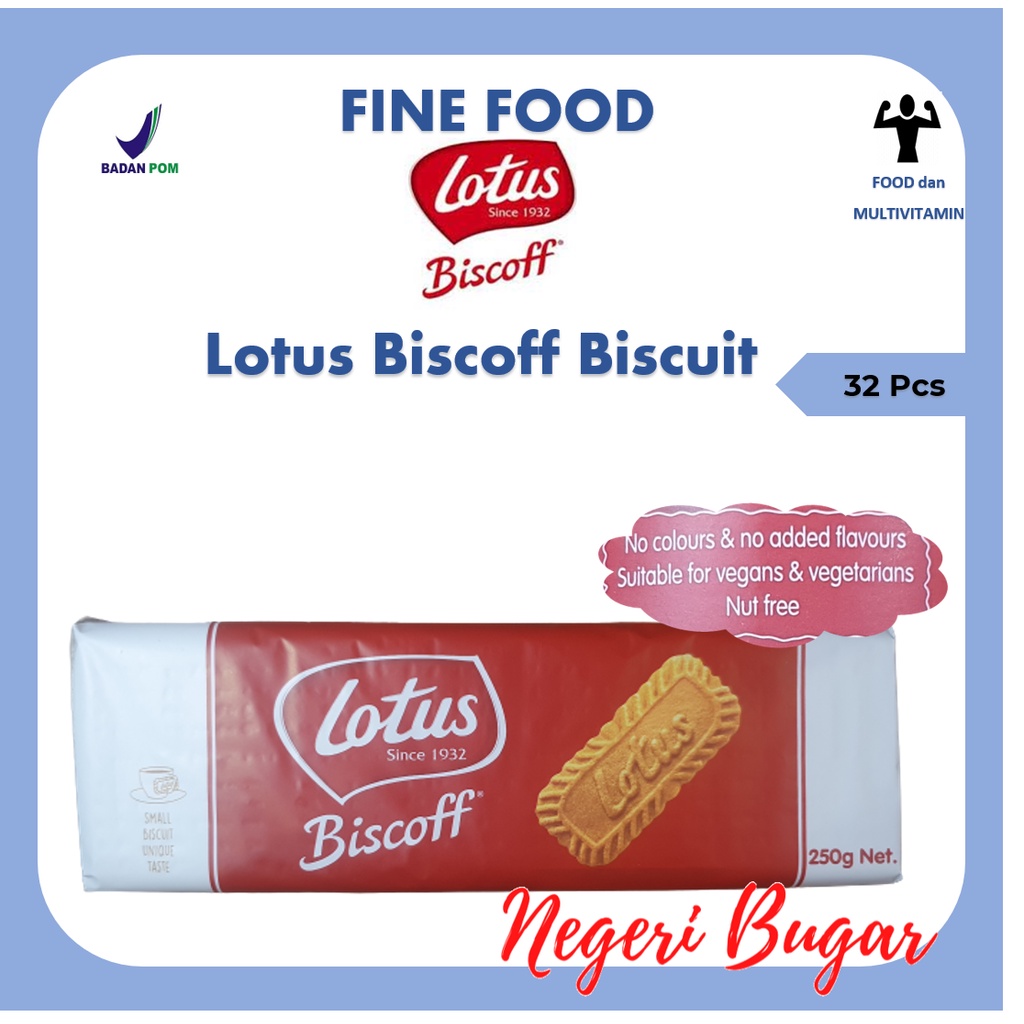 

Biscuit Lotus Biscoff 250 gr - Biskuit Lotus - Caramel Cookie