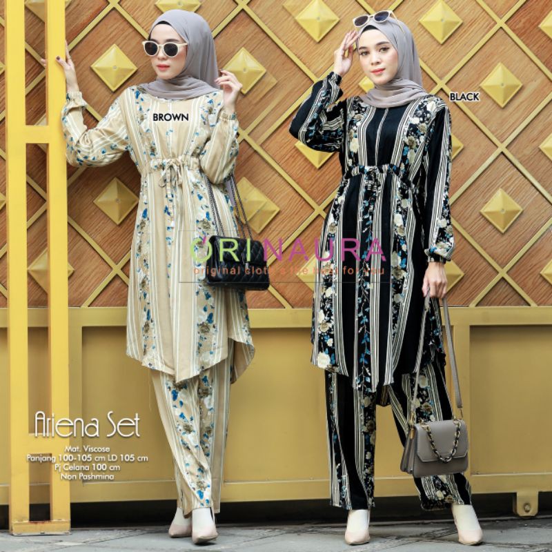 NEW ONE SET ARIENA ORIGINAL BY ORINAURA // PAJAMAS ONE SET