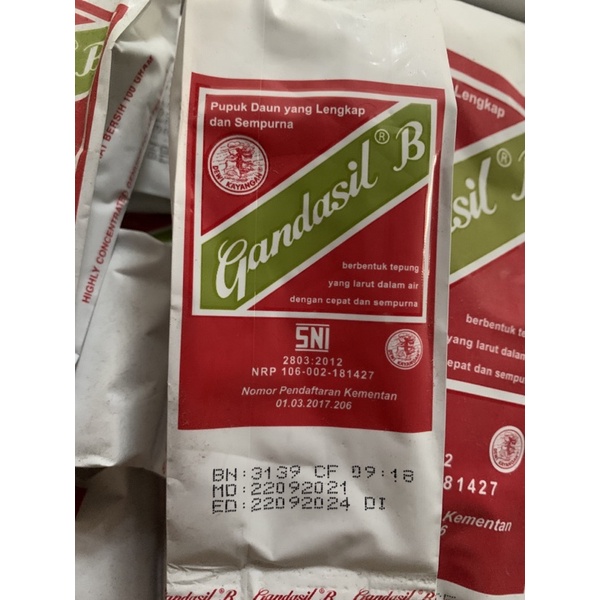 Jual GANDASIL B - 100 Gram | Shopee Indonesia