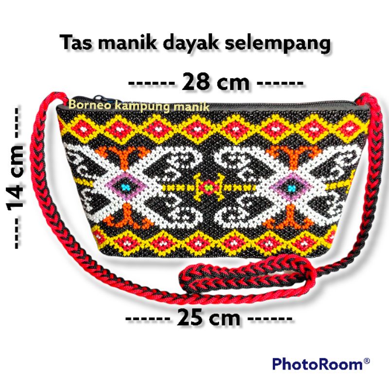 Tas manik dayak selempang - tas selempang wanita - tas etnik dayak