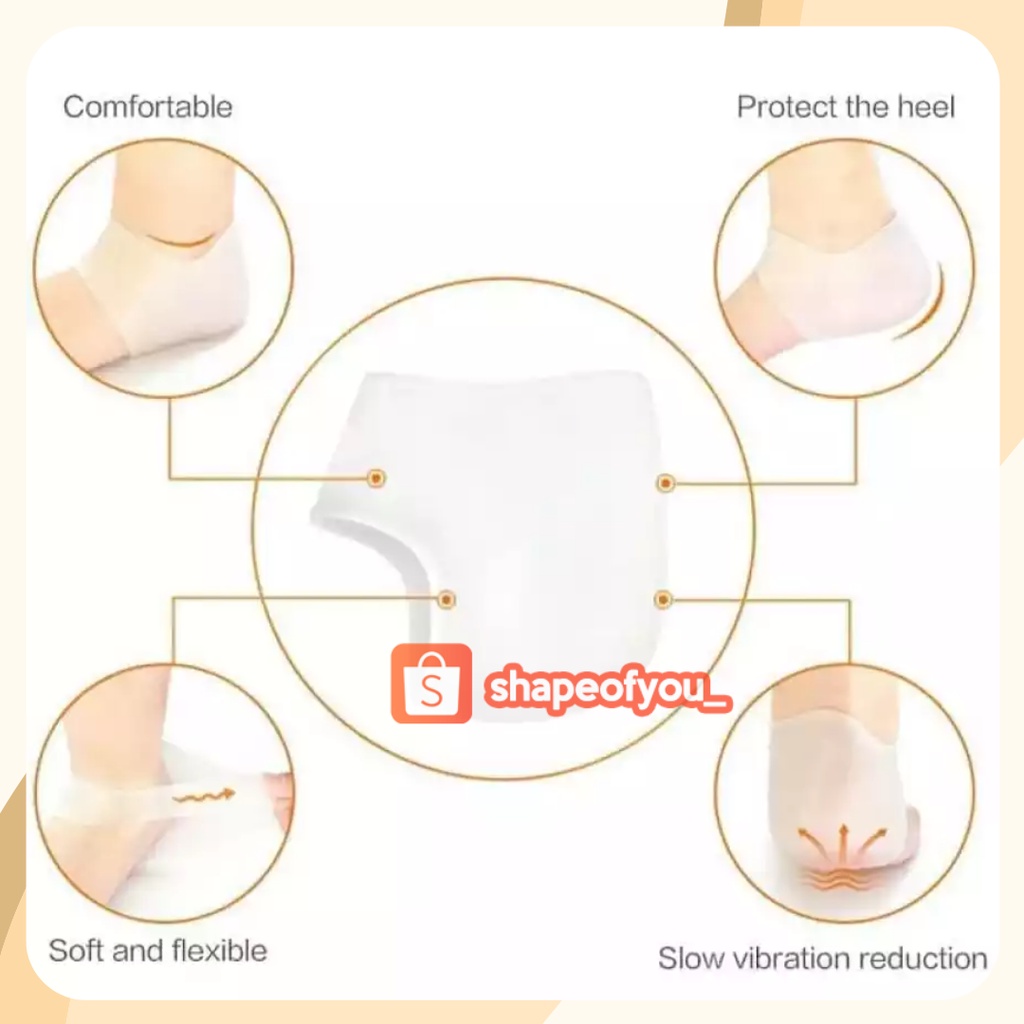 PELINDUNG TUMIT KAKI GEL SILICON PELINDUNG KAKI / SILICON PELINDUNG