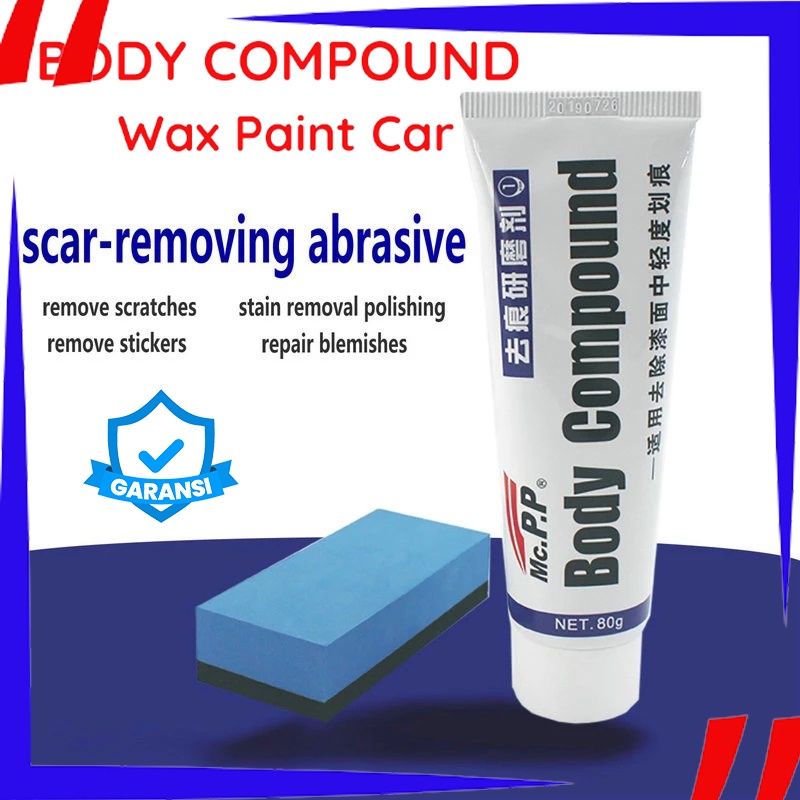 ALAT POLES PENGHILANG BARET BODY MOBIL COMPOUND  BODY POLES KOMPON SPON SPONGE