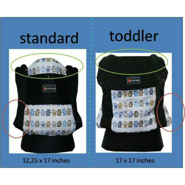 Andrea Baby Carrier SSC - Gendongan bayi SSC Andrea Toddler