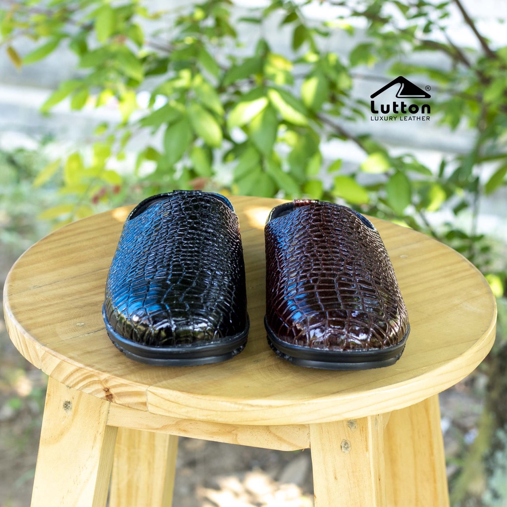 LUTTON - SELOP BAJUL - SEPATU SELOP MOTIF BAJUL - BAJOL