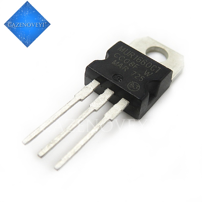10pcs / lot Sparepart Komponen Elektronik Chip MUR1660CT MUR1660 MUR1560G MUR1560 TO-220