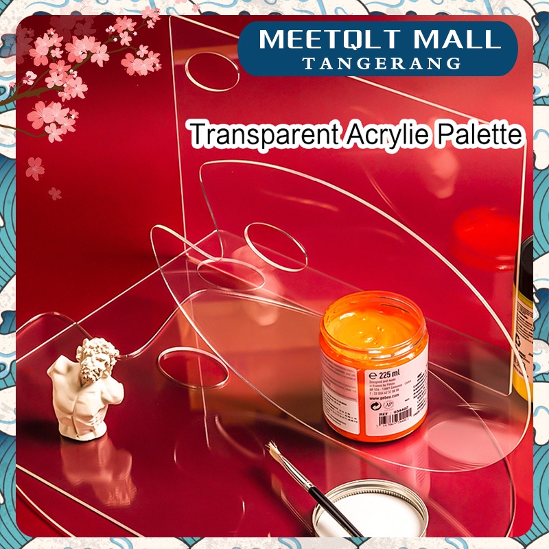 

★20*30 cm★ Acrylic Palette/Acrylic oval palette/Palet Akrilik/Palet Bening Akrilik