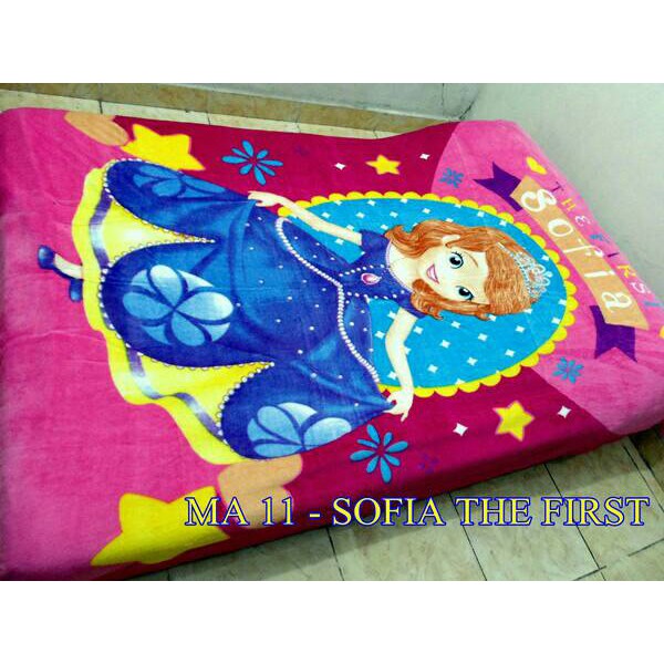BY-5079 Selimut Bulu Import/Selimut Karakter Sofia/Bantal Guling/Sprei Murah