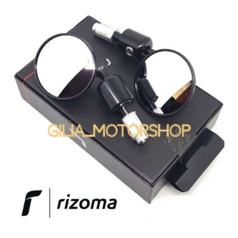 Spion Jalu Bulat Retro Rizoma Shadow ORI Black Series Full CNC  Universal PCX Aerox Vespa Vario dll