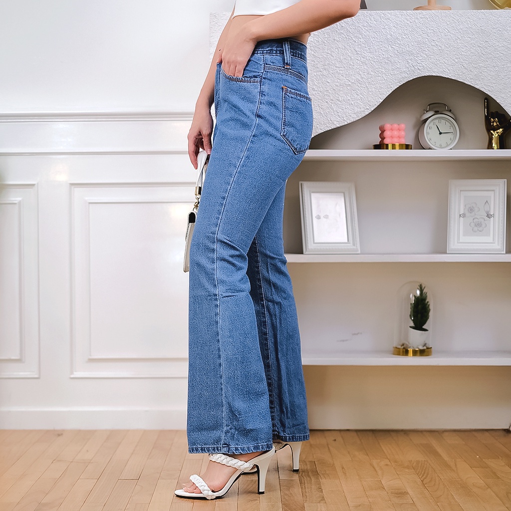 Tq88indonesia Celana Panjang Jeans Wanita Terbaru / Celana Boyfriend Jeans Wanita Avici Cutbray / Celana Santai Cewek / Ootd Terbaru