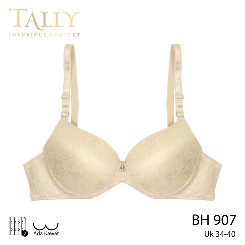 TALLY BRA BH PUSH UP 907 I CUP B | BUSA TEBAL | ADA KAWAT I SIZE 34-38