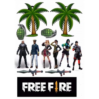 Jual Topper Free Fire / Hiasan Kue Ulang Tahun Free Fire Shopee Indonesia