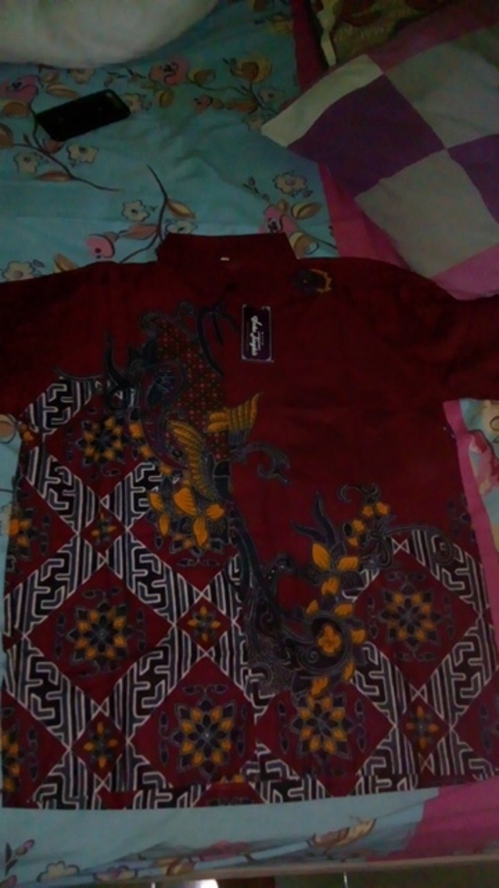 Size M L Xl Xxl Xxxl Bswart Batik Hrb026 Kenongo Hem Pendek Padi Pekalongan M L Xl Batik Pria Murah