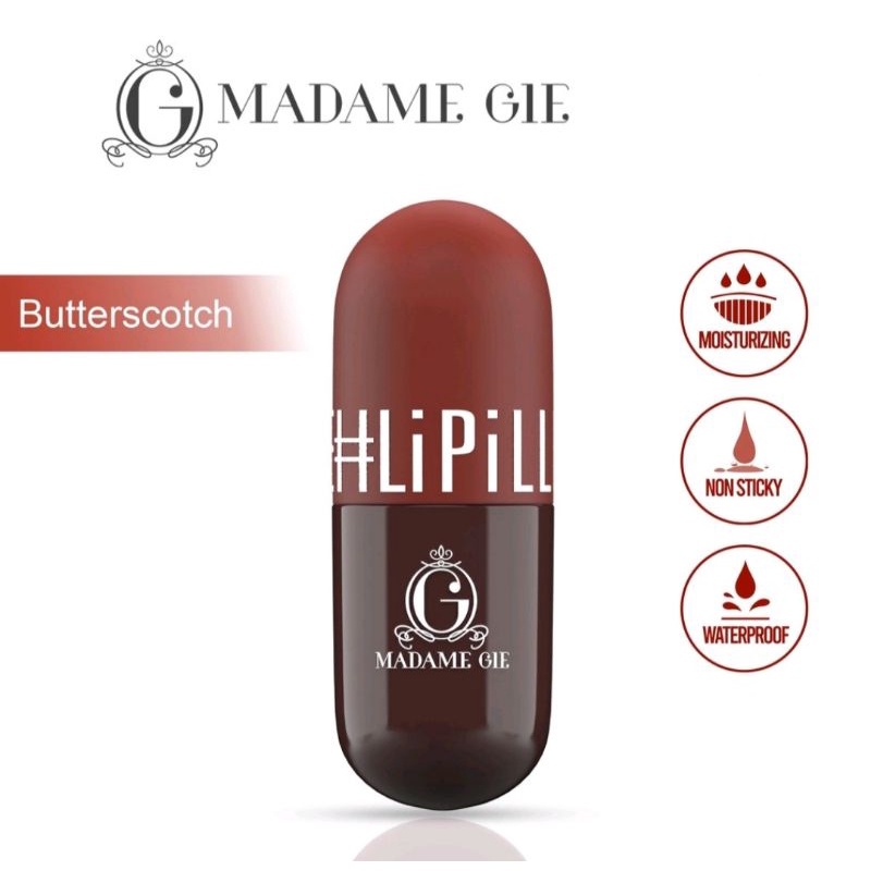 PRE LOVED MADAM GIE LIPTINT LIP PILL BUTTERSCOTCH (BISA COD)