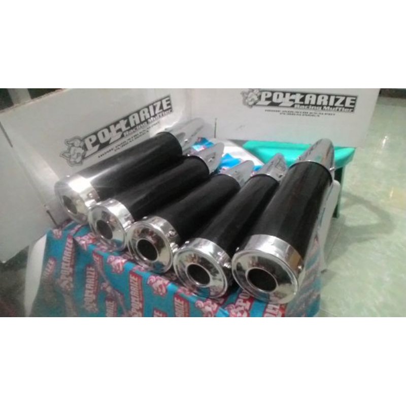 Knalpot racing tipe ori ninja karbu byson vixion verza all new cbr tiger 150 cc megapro