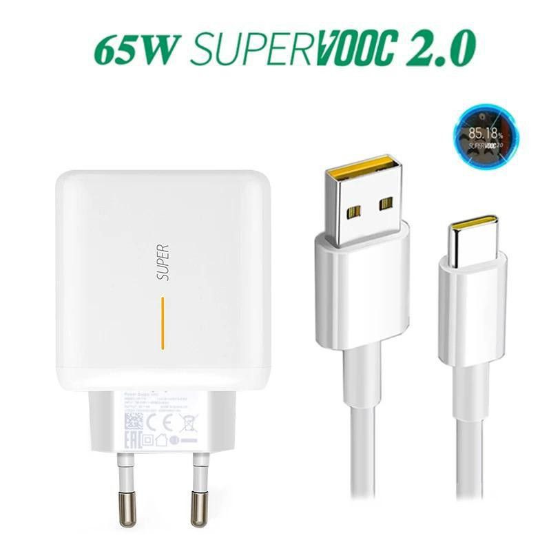 Charger Super Vooc Realme 35W Fast Charging Original for Type C