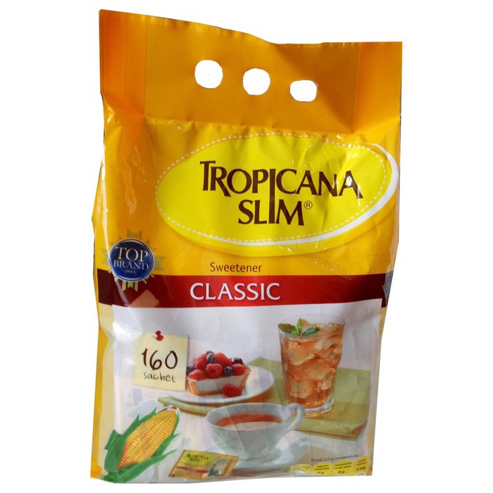 

TROPICANA SLIM SWEETENER CLASSIC 160 SACHET GULA DIABETES