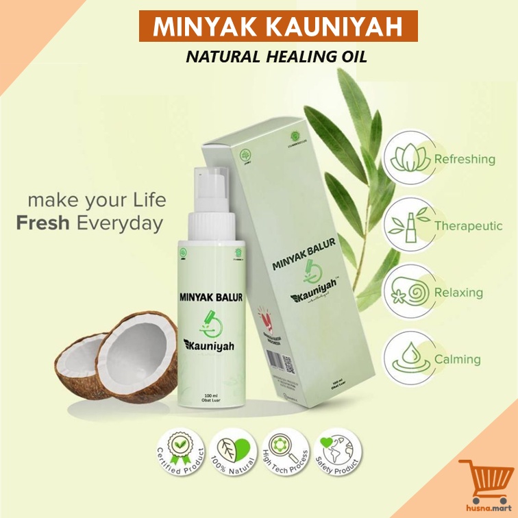 Minyak Balur Herbal Kauniyah Oil Natural Healing - Original Kemasan 100 ML