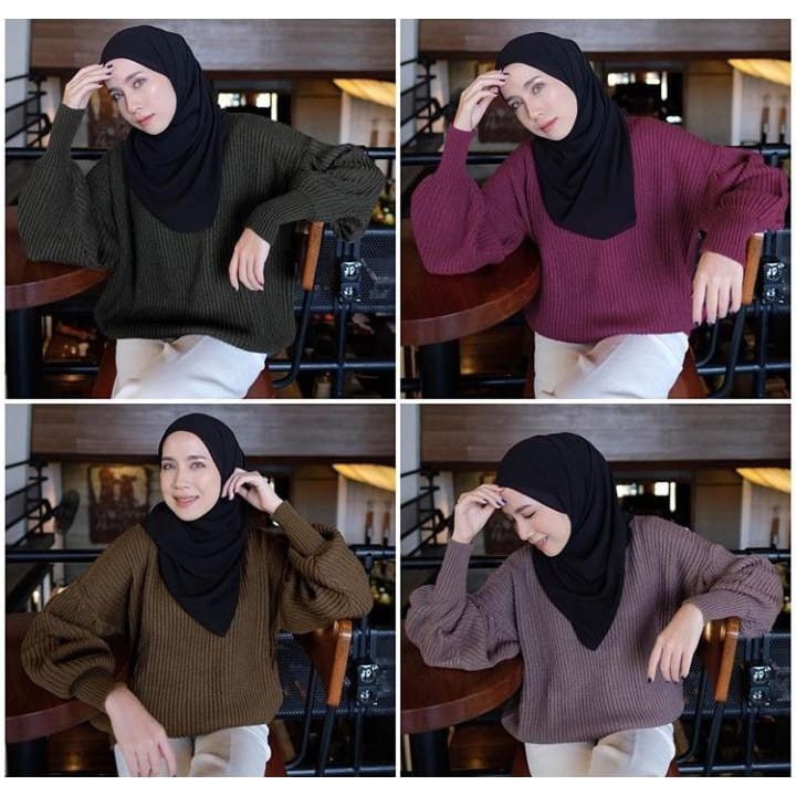 SWEATER TARTERNEX/SWEATER BASIC RAJUT/TEBAL BERKUALITAS