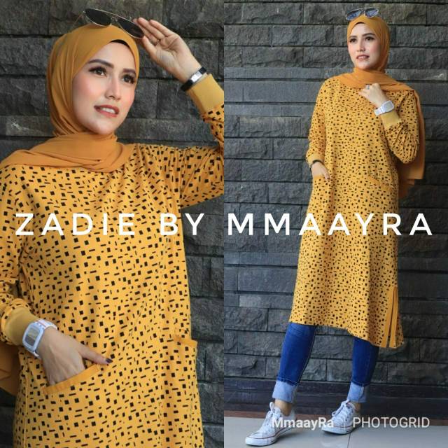Zadie by Mmaayra free masker senada warna baju