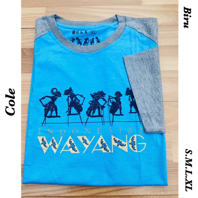 Kaos Cole Wayang Keren