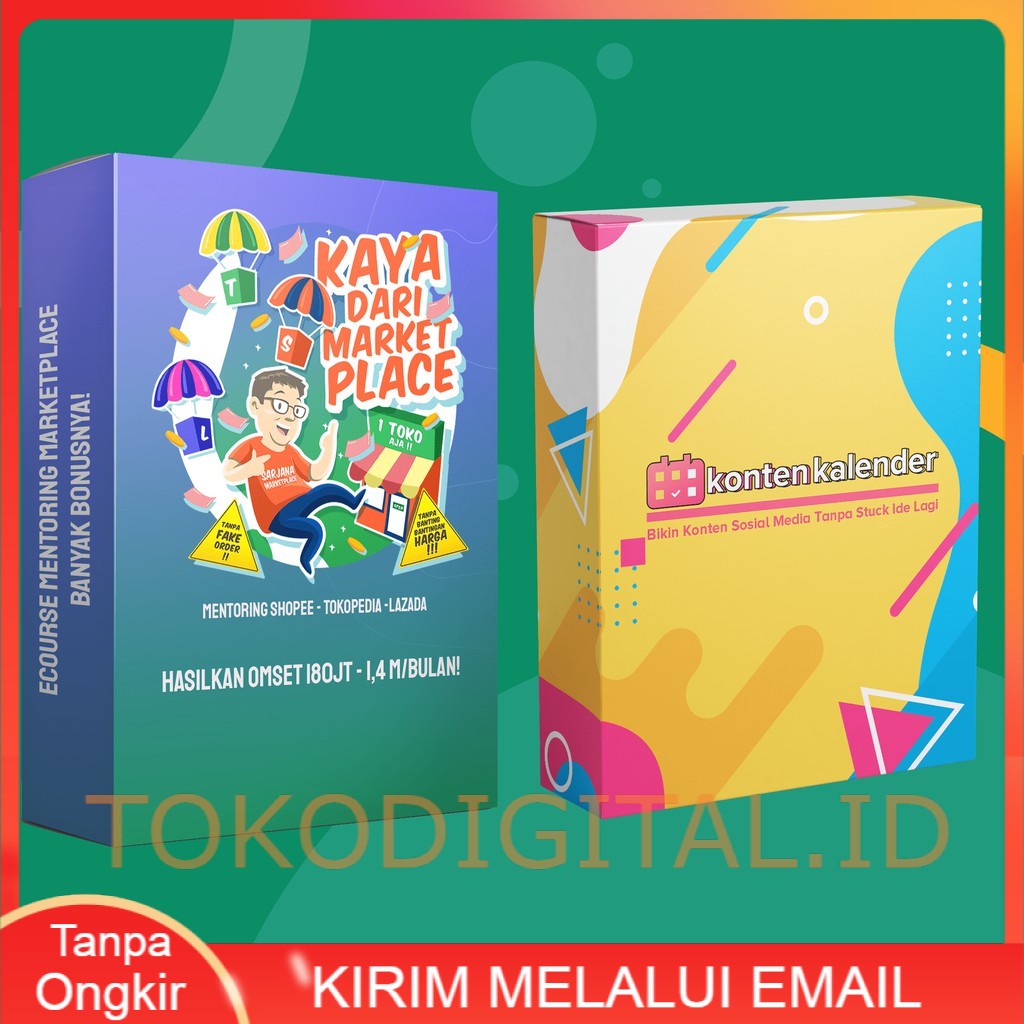 

Ecourse Kaya Dari Marketplace Laz4da T0k0pedia Shopee Dan Konten Kalender V2