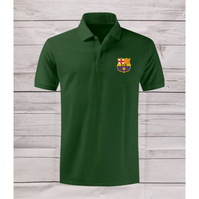 KAOS KERAH PRIA MOTIF Fan Club Bola