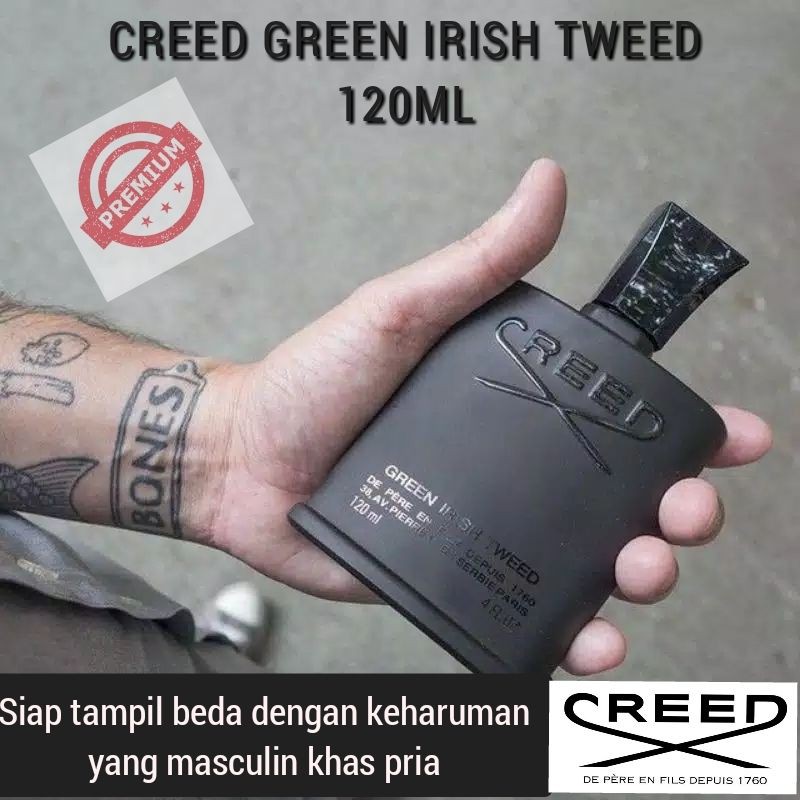 COD TERLARIS parfum maskulin  cowok pria VIRAL 2021CREID BL4CK original parfum pria tahan lama 120ml