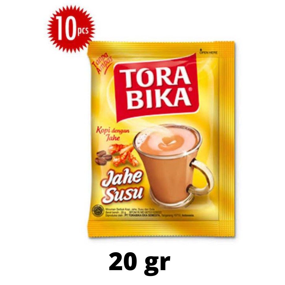 

Tora Bika - Kopi dengan Jahet - Jahe Susu - 20 gr x 10 pcs