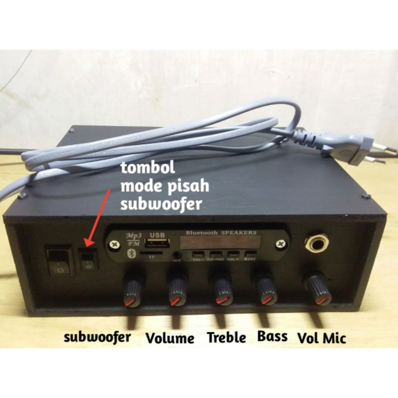 power amplifier 2 chanel subwoofer