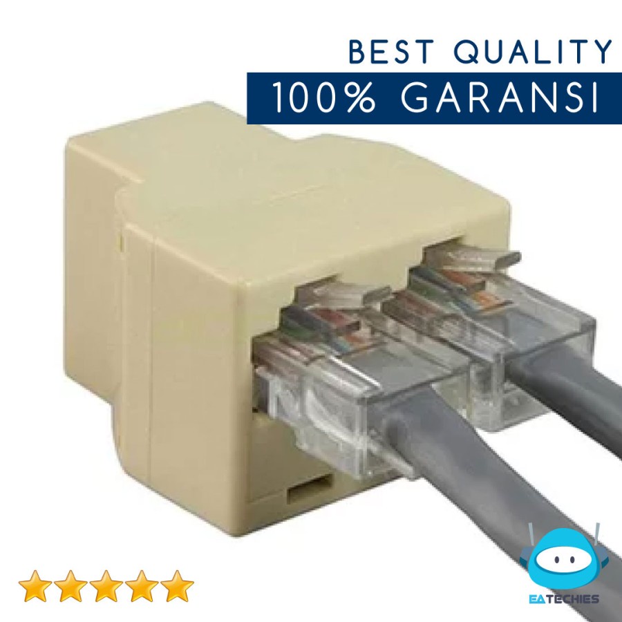 BAREL RJ45 DOUBLE / CABANG (BARREL UTP DOUBLE)