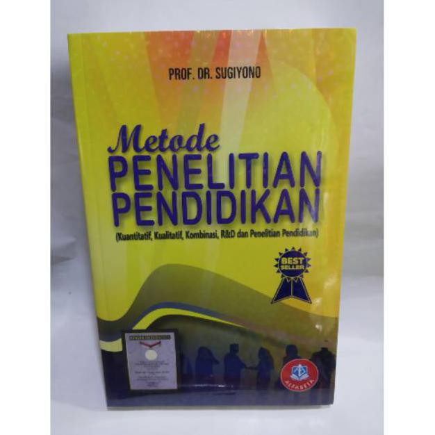 Bisa Cod Metode Penelitian Pendidikan Prof. Sugiyono 2019 Stok Terbatas