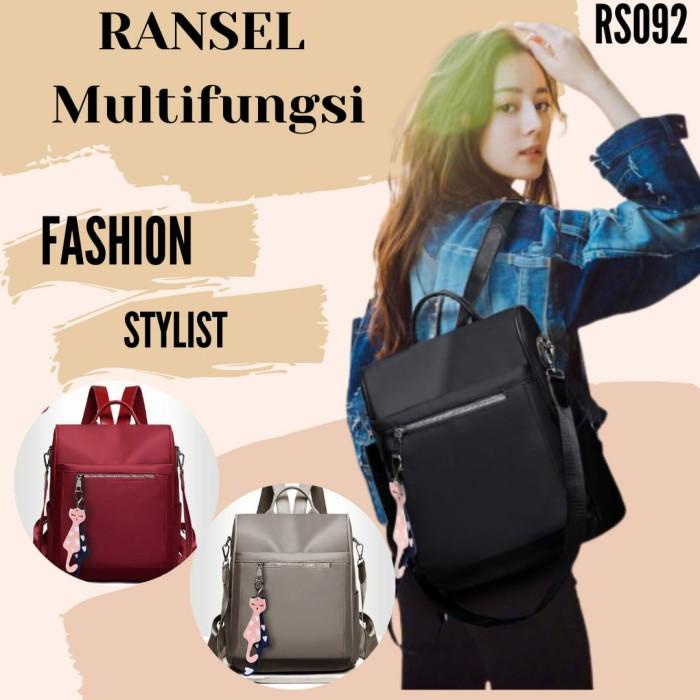 Tas Import Wanita / Tas Ransel Wanita / Tas Ransel Anti Maling - Rs092