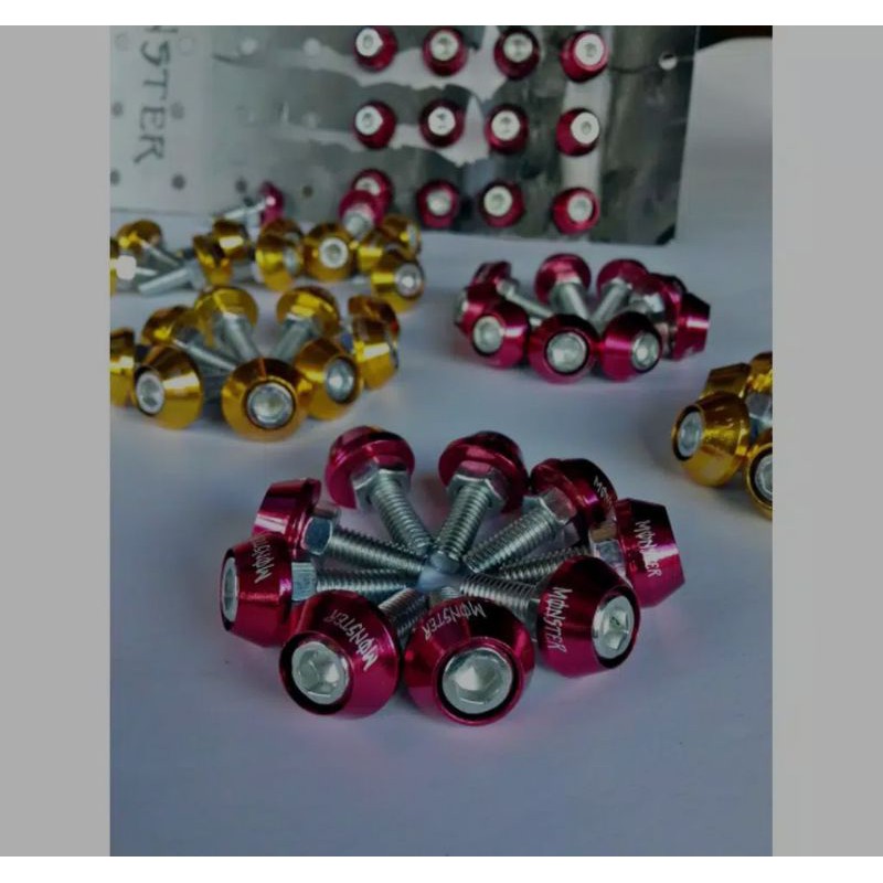 Ring Monel Baut L 10 Mio, Beat, Vario, Scoopy, Fino, Xeon, Soul GT, NMAX, Aerok - MF VARIASI MOTOR