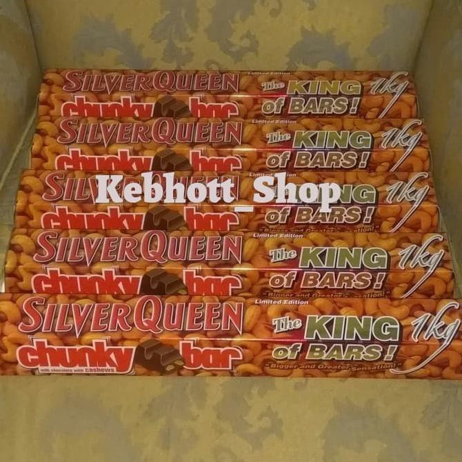 

BEST SELLER Silverqueen Chunky Bar King of Bars Chocolate 1 kg | Cokelat Valentine