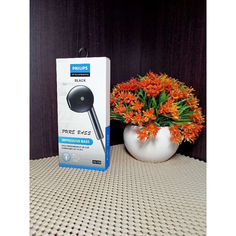 Earphone philips hifi sound pure bass