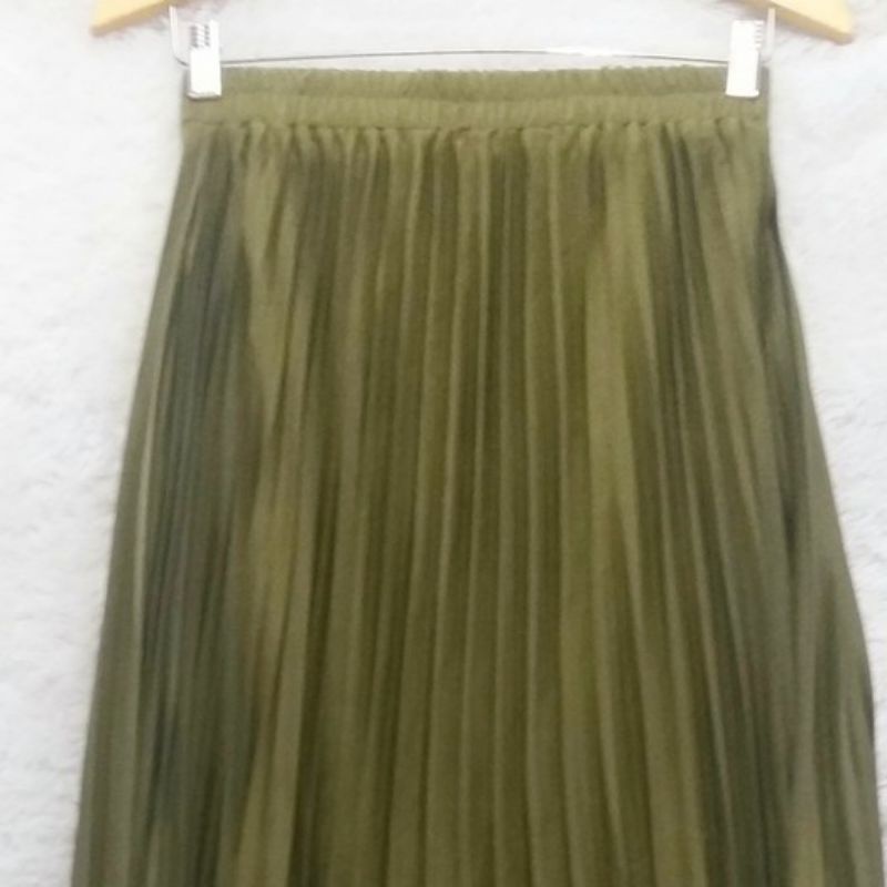 Rok Plisket Premium /Rok Panjang Rempel Besar/ Rok Plisket Premium Maxi Skirt