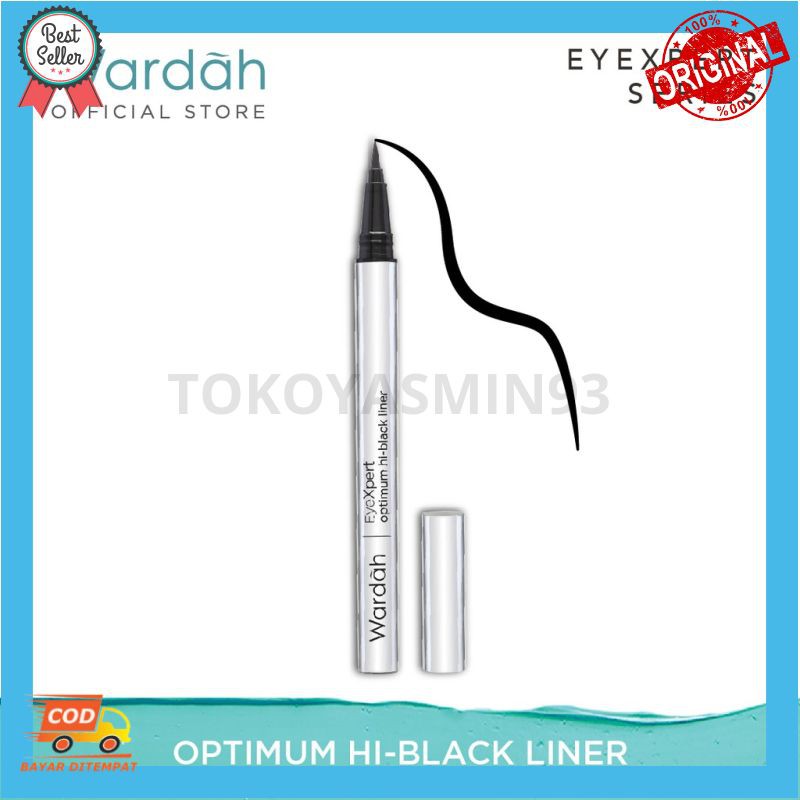 Wardah EyeXpert Optimum Hi-Black Liner 1 g Murah