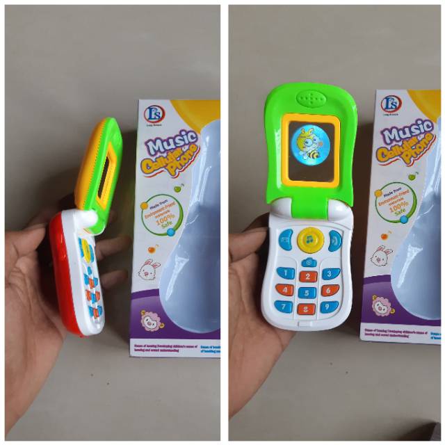 Mainan Music Cellular Phone - Handphone Anak Bayi Edukatif Musik Batre