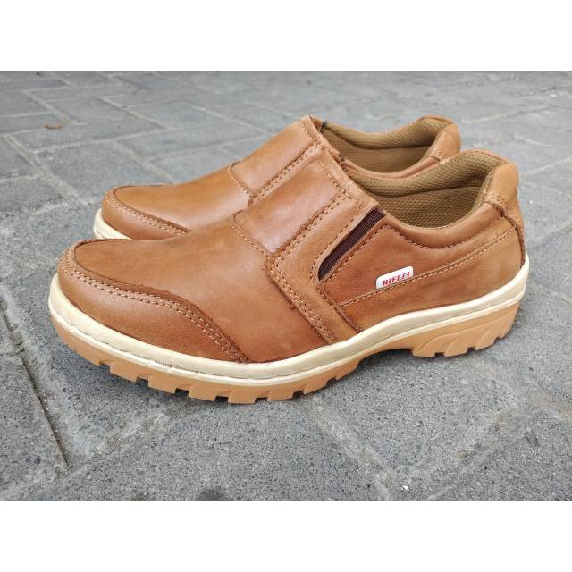 Sepatu Casual Kasual Pria Kulit Asli Jaminan uang kembali