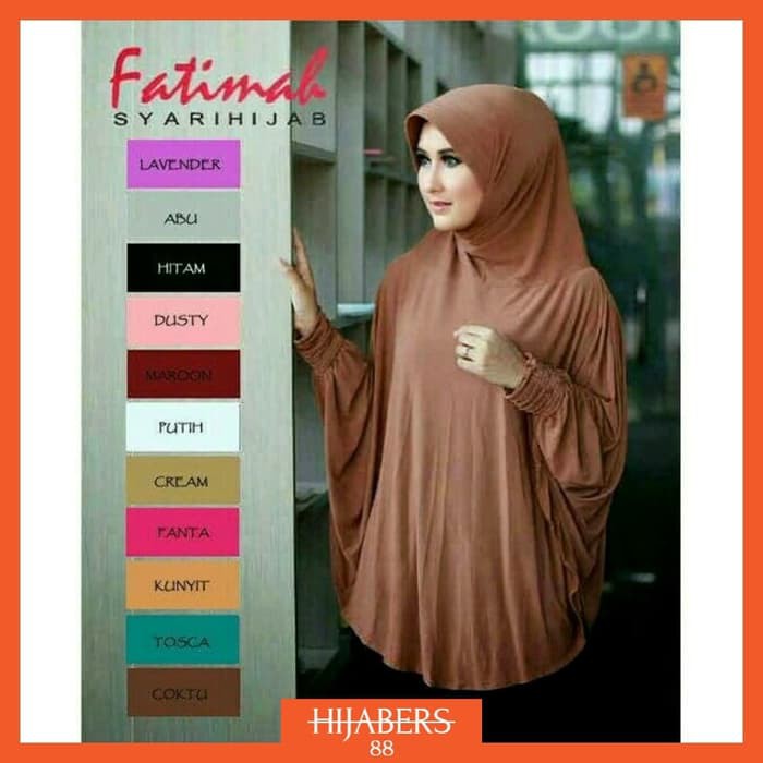 JILBAB/HIJAB Bergo Tangan Fatimah / Grosir Jilbab / Jilbab Instan / Sy