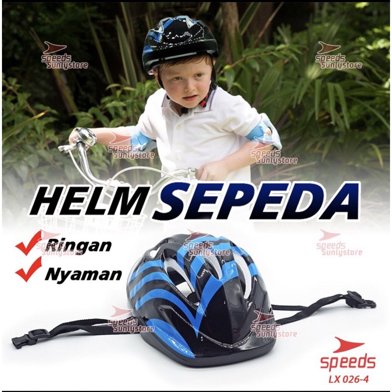 Helm Sepeda Anak kualitas bagus umur 3 - 12 tahun busa empuk buat BMX lipat cycling helmet fot kids-7