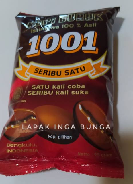 

Kopi Robusta 1001 asli Bengkulu Sumatra