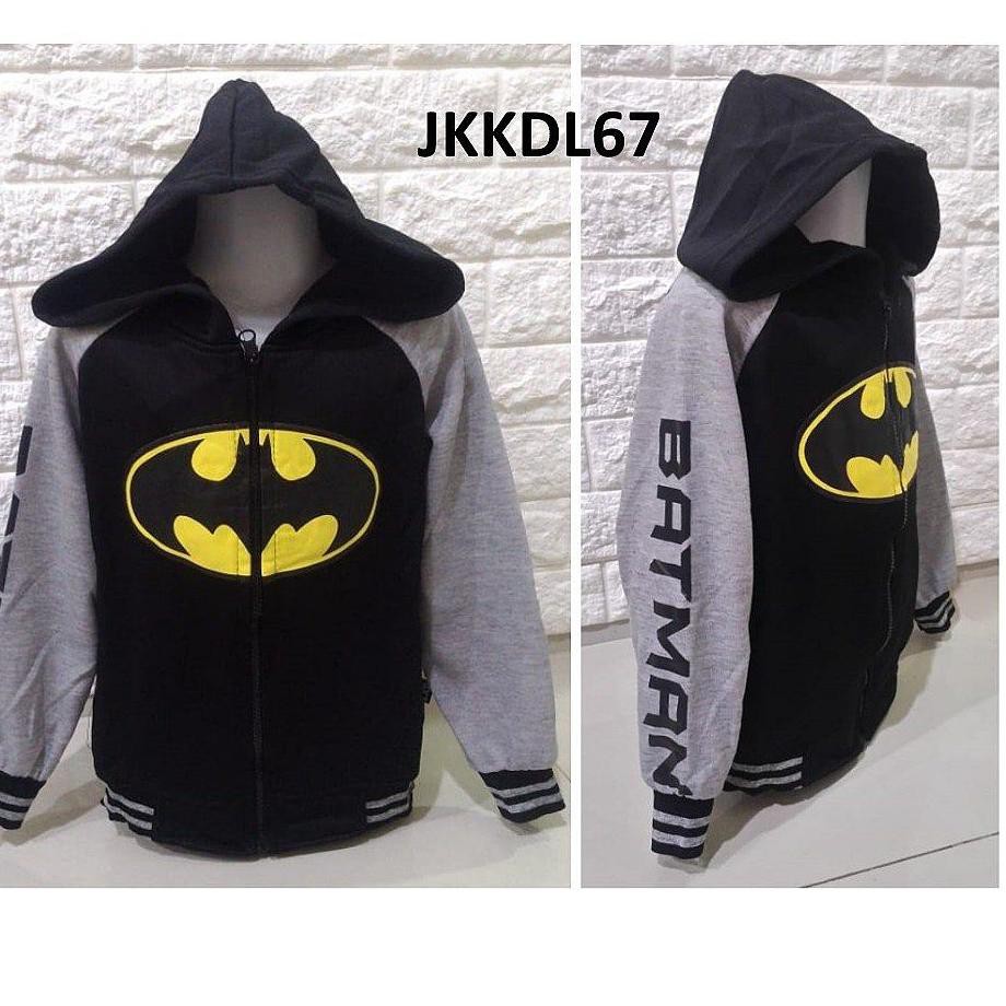 JKKDL67 - Jaket Anak Laki Anak Cowok  Logo Black  Hand - UKURAN M, L, XL J59C