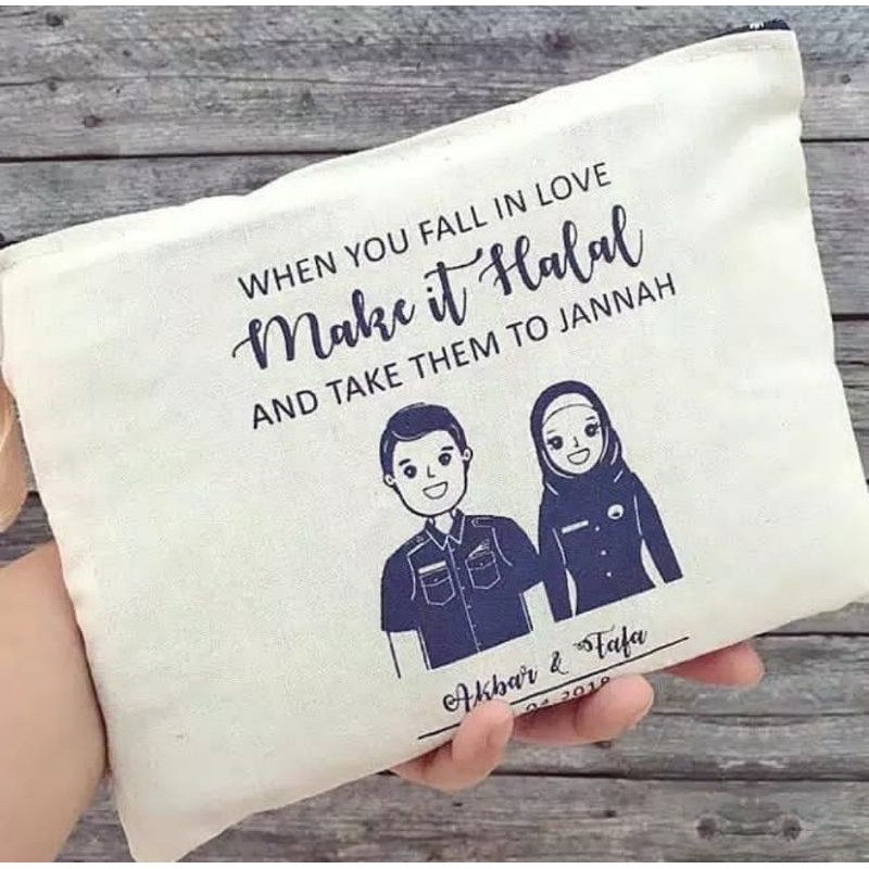 Pouch Souvenir / Souvenir Pouch / Souvenir Dompet / Pouch Murah / Pouch Blacu / Souvenir Pernikahan