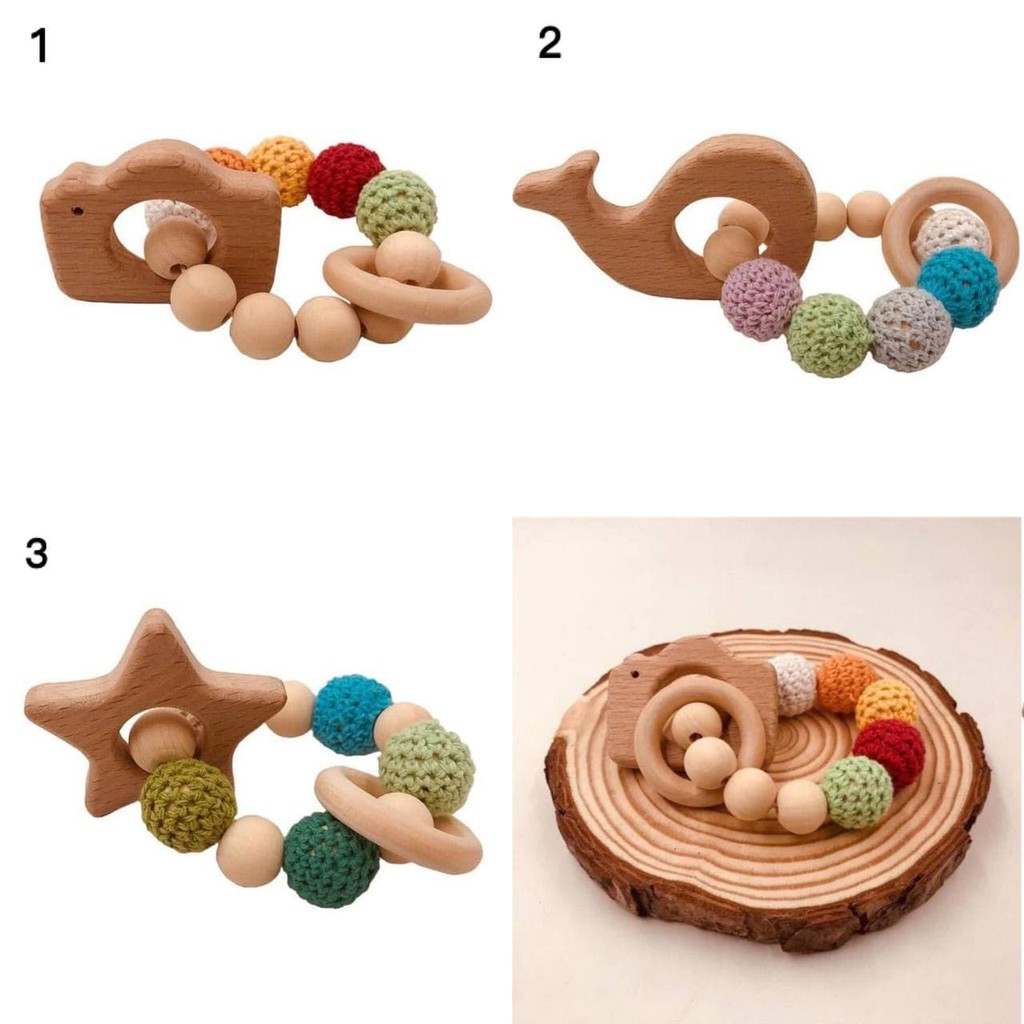 LID091 - Wooden Teether Bayi