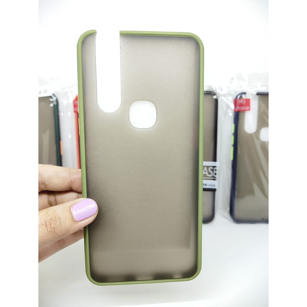 Bumper AERO CASE Vivo V15 6.53 Inchi Premium Hardcase My Choice List Warna Matte