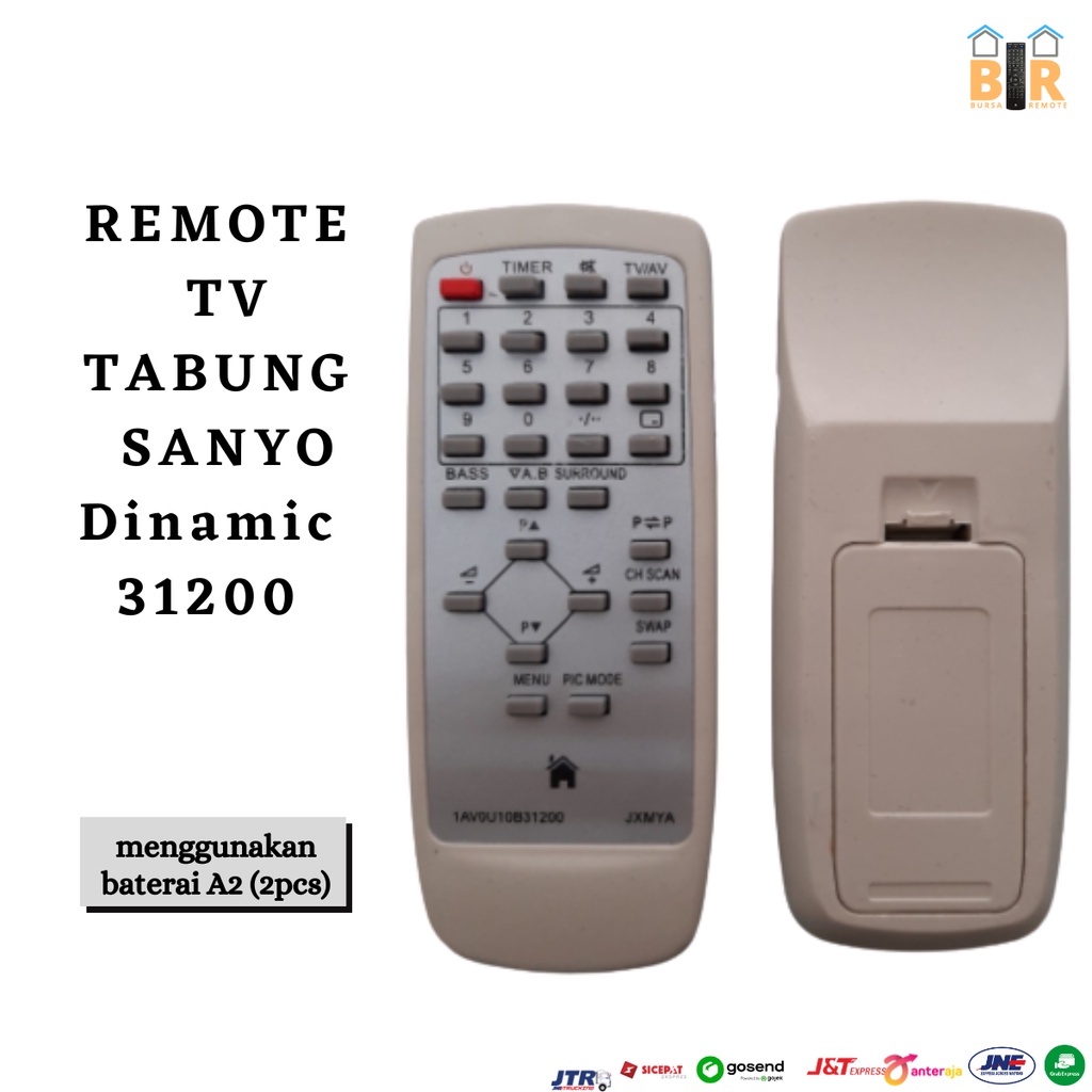 Remot REMOTE TV SANYO tabung 31200 JXMYA