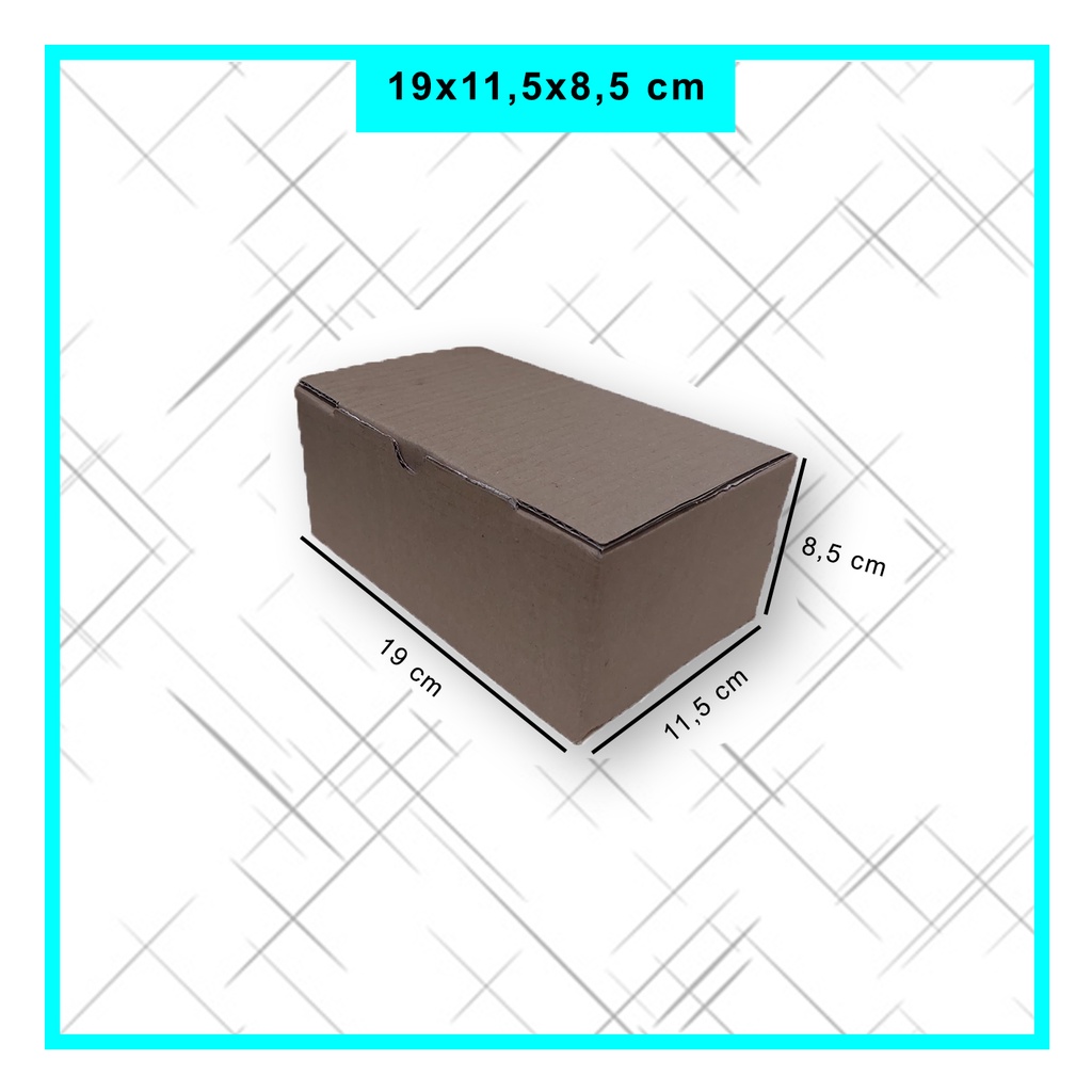 

Kardus Packaging Uk. 19x11,5x8,5 Kardus Pack Olshop B Flute